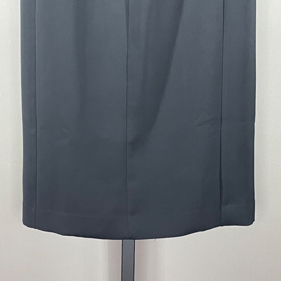 NEW Ann Taylor Dress Womens 12 black midi sheath pencil classic cocktail - Picture 3 of 9